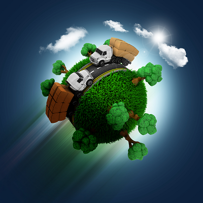sphere-with-trees-trucks